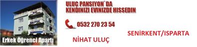 Uluç Erkek Öğrenci Apartı - Isparta